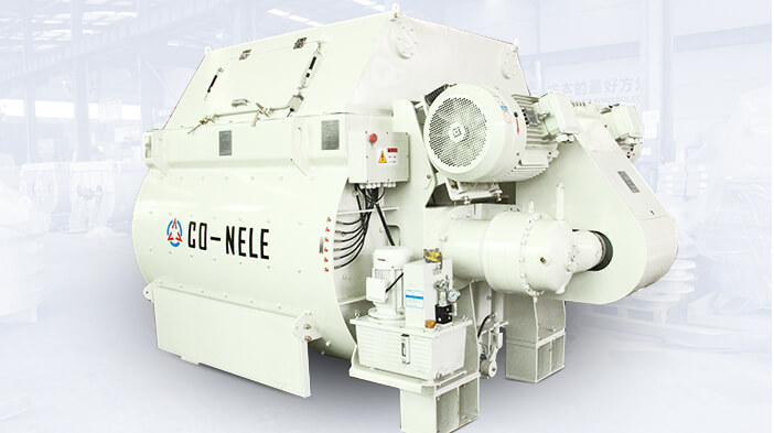 Twin Shaft  Concrete Mixer