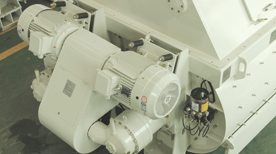 Twin Shaft  Concrete Mixer