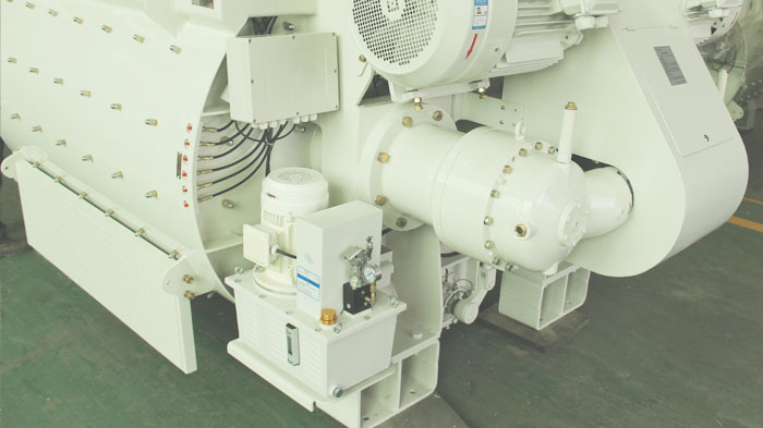 Twin Shaft  Concrete Mixer