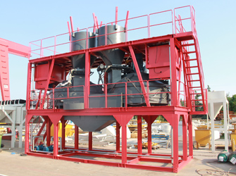 intensive mixer for mixing UHPC