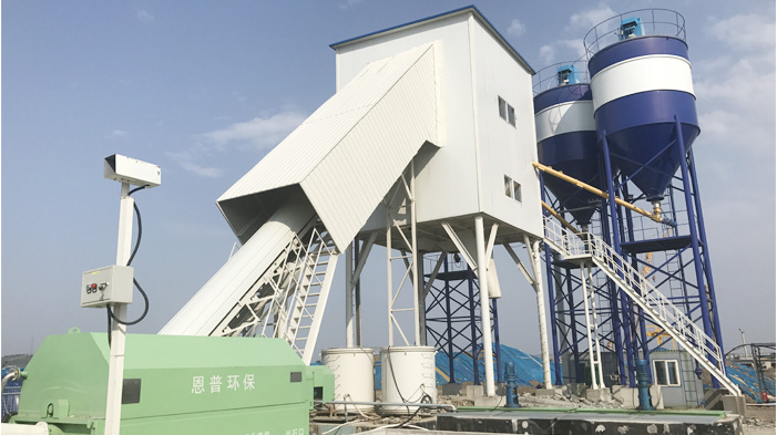 Twin Shaft  Concrete Mixer