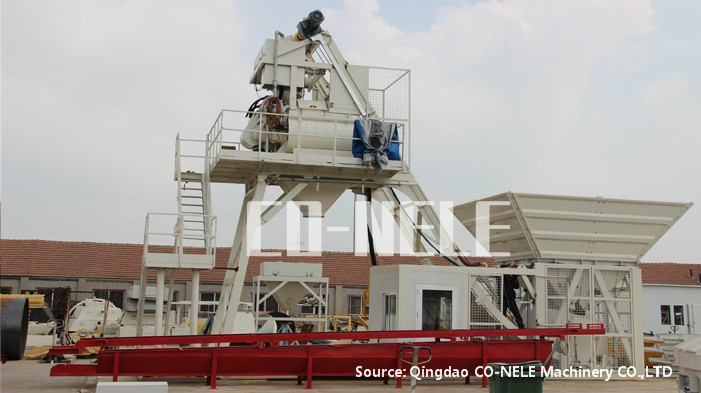 Laboratory Twin Shaft Concrete Mixer