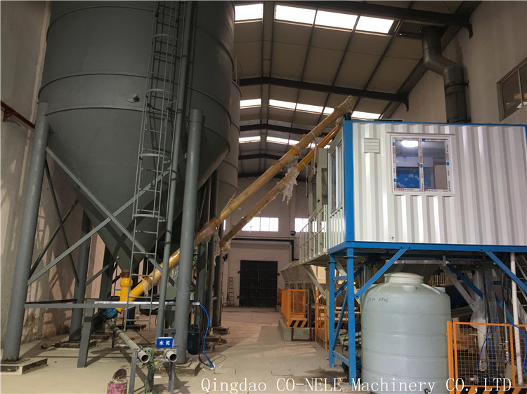 CO-NELE vertical planetary mixer for prefabricated wall panel production line in Argentina