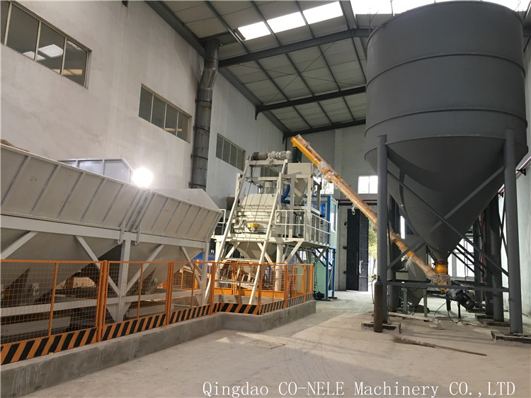CO-NELE vertical planetary mixer for prefabricated wall panel production line in Argentina