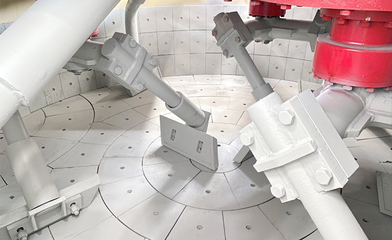 Refractory planetary mixer