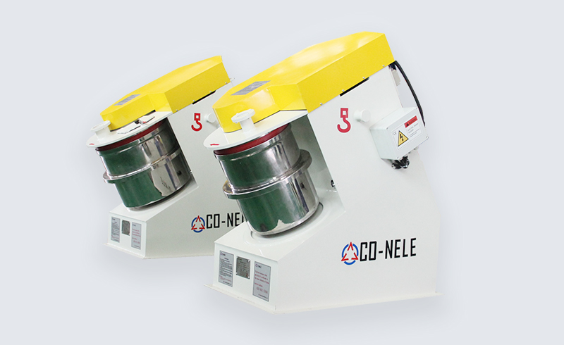 intensive mixer performs mixing and granulating/pelletizing in a single unit