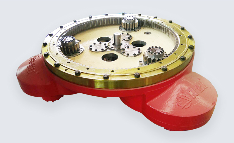 Refractory planetary mixer