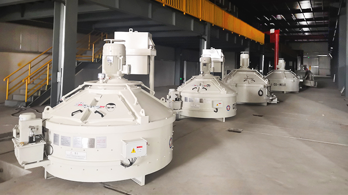 5 Refractory Castable Planetary Mixers Installation Site