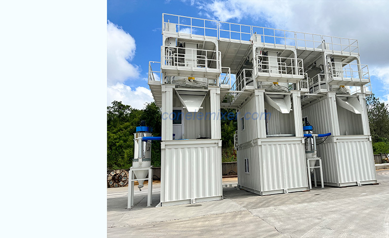 intensive mixer for mixing UHPC