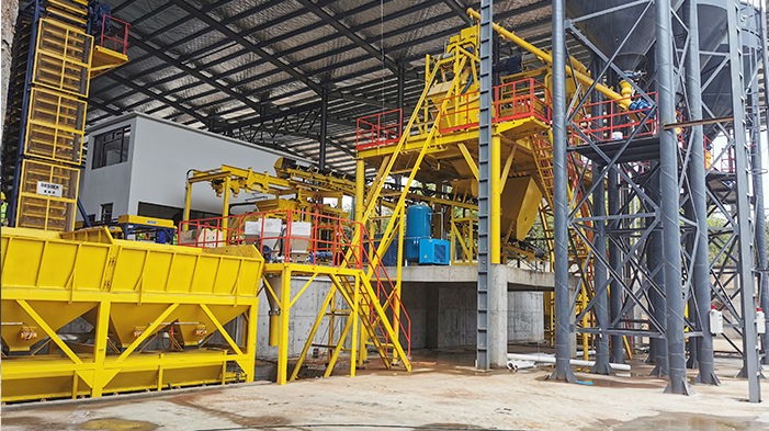 Planetary Concrete Mixer In Pavement Brick Production