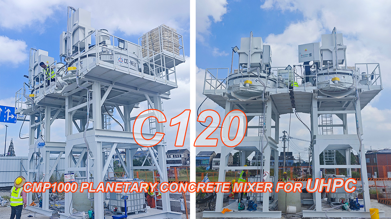 CMP1000 PLANETARY CONCRETE MIXER FOR uhpc