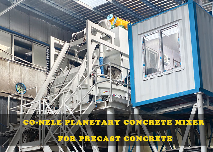 CO-NELE Planetary Concrete Mixer Excels in Precast Concrete Applications