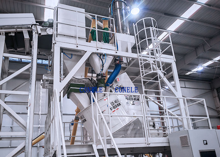 CONELE's intensive mixer and granulating/pelletizing mixer