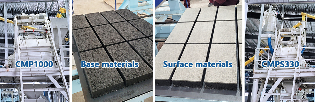 CMP1000 & CMPS330 Planetary Mixers for High-End Paving Brick Production in Brazil