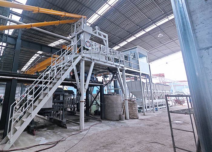 Planetary Concrete Mixer in Precast Component Production Line