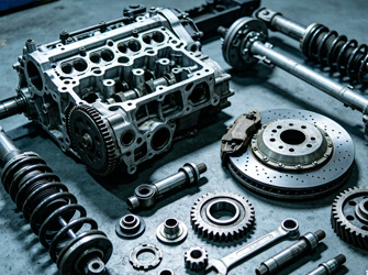 Mineral casting intensive mixer