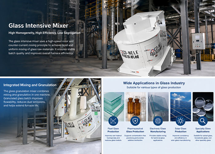 Glass Intensive Mixer Improves Glass Batch Preparation Efficiency
