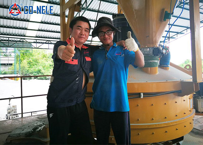 7 Years Smooth Running: CO-NELE Custom Concrete Batching Plant for Thailand Paving Brick Production