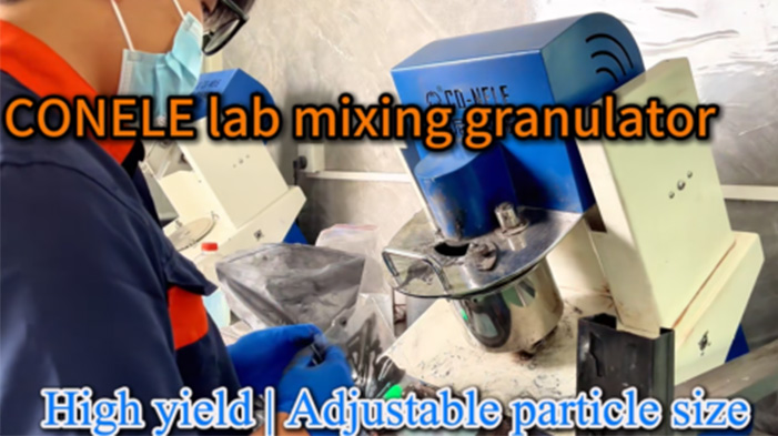 CONELE lab mixing granulator