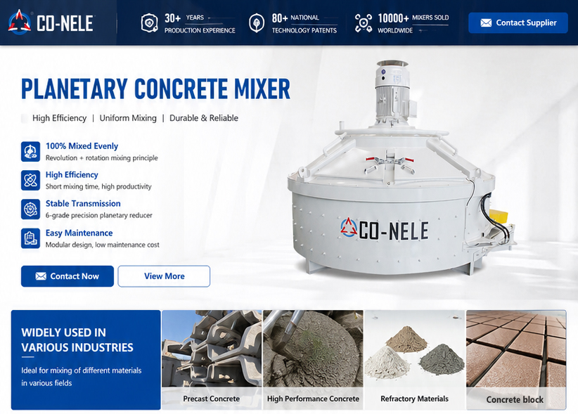 CMP Planetary concrete mixer