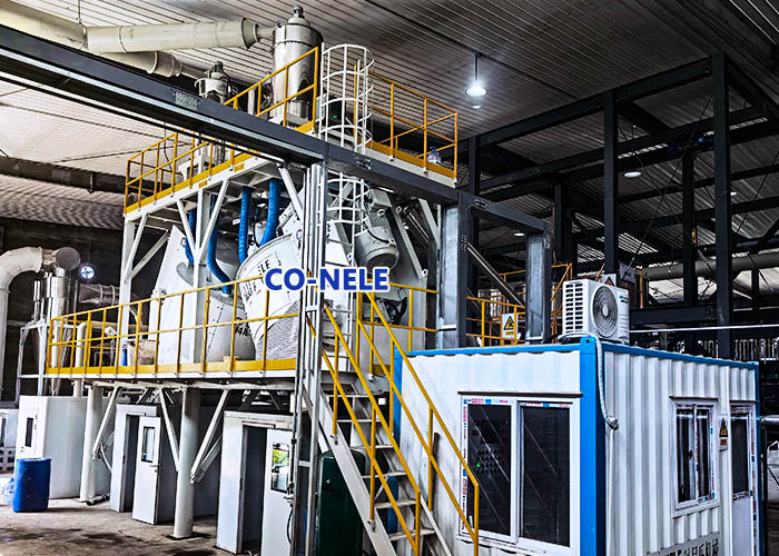 Two CR19 Adsorbent Granulator Create a Stable, Reliable Adsorbent Mixing Plant