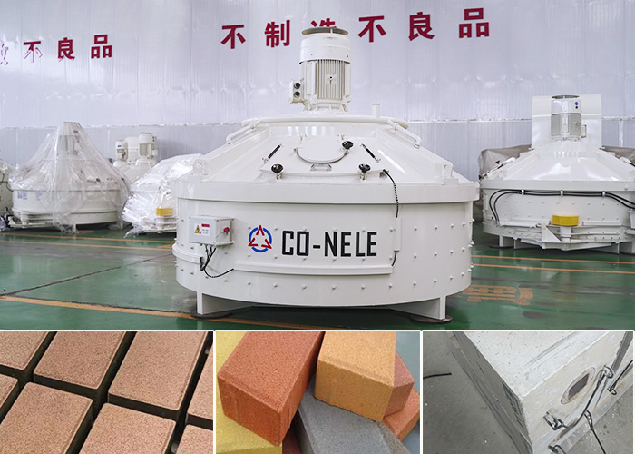 Planetary Concrete Mixer Solves Uneven Mixing and Clumping Issues for Brick Production