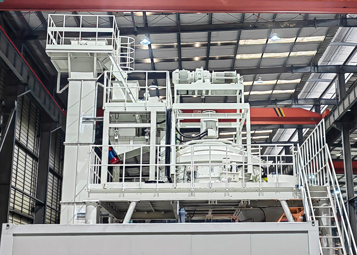 CO-NELE Planetary Concrete Mixing Plant for Civil Defense Blast-Resistant Doors CO-NELE Planetary Concrete Mixing Plant for Civil Defense Blast-Resistant Doors