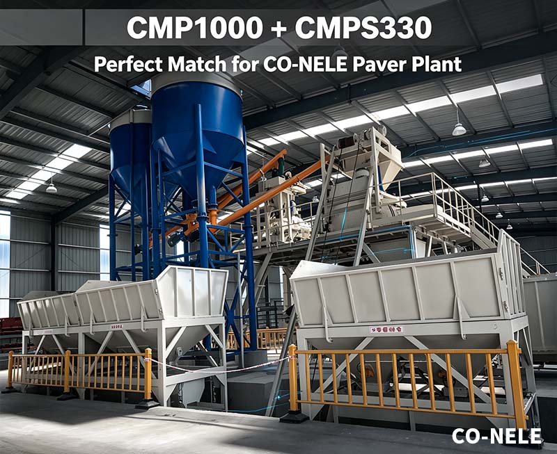 pavement brick production mixing solution