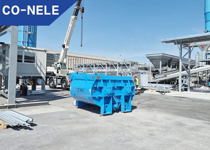 CO-NELE CHS2500 Twin-Shaft Concrete Mixer Commissioned in Italy to Serve Commercial Concrete Plant CO-NELE CHS2500 Twin-Shaft Concrete Mixer Commissioned in Italy to Serve Commercial Concrete Plant