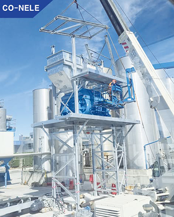 CO-NELE CHS2500 Twin-Shaft Concrete Mixer Commissioned in Italy to Serve Commercial Concrete Plant