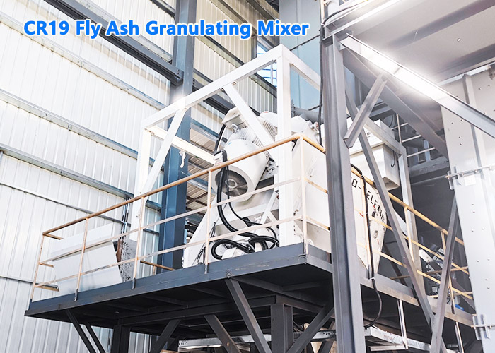 CR19 Fly Ash Granulating Mixer: Integration of Mixing and Granulation