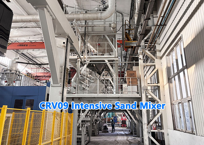 3 Units of CRV09 Intensive Mixers for 3D Sand Printing in the Foundry Industry